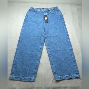 Edwin Jeans Womens XS Maiia Wide Leg Cropped Trousers Pants Free People NWT